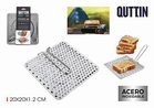 TOSTADOR PAN ACERO COCINA GAS MANGO PLEGABLE