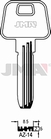LLAVE EN BRUTO LATON SEGUR
