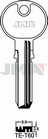 LLAVE EN BRUTO LATON SEGUR