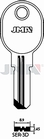 LLAVE EN BRUTO LATON SEGUR