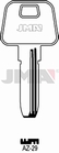 LLAVE EN BRUTO LATON SEGUR
