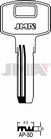 LLAVE EN BRUTO LATON SEGUR