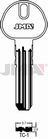 LLAVE EN BRUTO LATON SEGUR