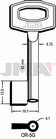 LLAVE EN BRUTO GORJA LATON