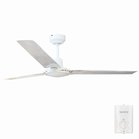 VENTILADOR TECHO SALTOK 3 ASPAS CON MANDO BLANCO