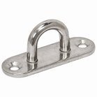 PLACA OVAL C/ANILLA INOX A316