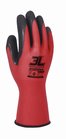 GUANTE POLIESTER LATEX ROJO
