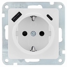 BASE ENCHUFE SCHUKO USB+USBC