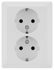 BASE ENCHUFE DOBLE SCHUKO 2P+TT