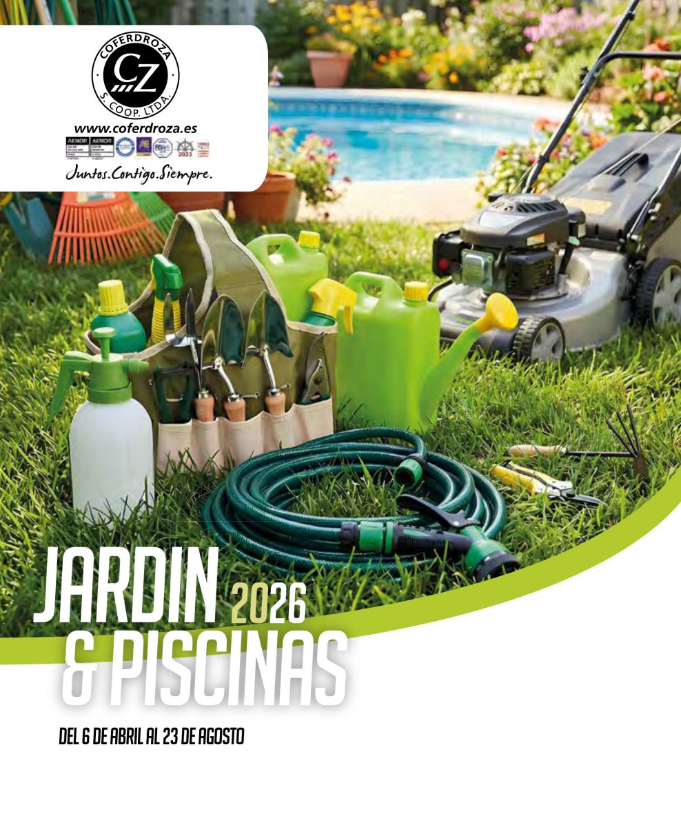 Folleto Jardín y Piscinas